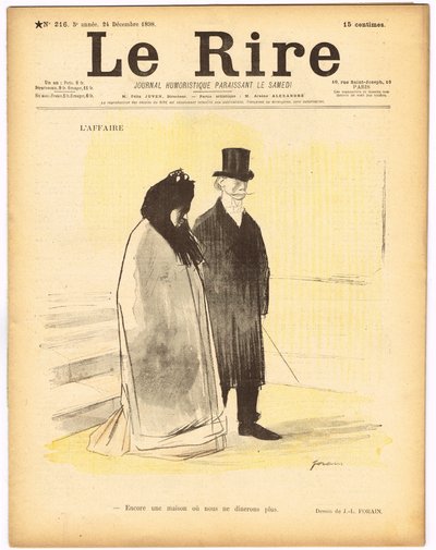 Omslag till ""Le Lire"", Satirical in Colors av Jean Louis Forain