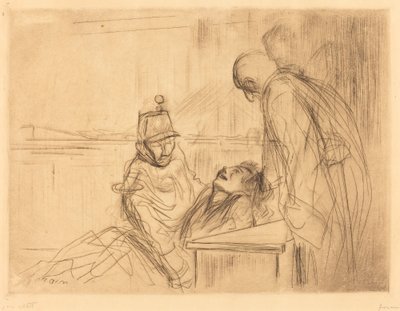 Svimning vid utfrågningen av Jean Louis Forain