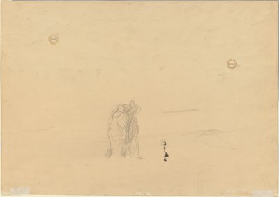 Figurer i ett landskap a tergo, ca. 1919. av Jean Louis Forain