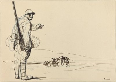 tyska förskott av Jean Louis Forain