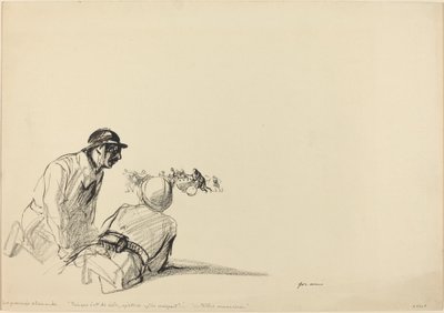 German Advance, c. 19141919. av Jean Louis Forain