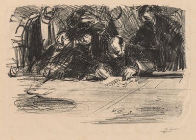 Gruppe von Spielern von Jean-Louis Forain