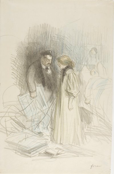 Jag vågar inte ta ner dem ... Det skulle skada honom för mycket av Jean-Louis Forain