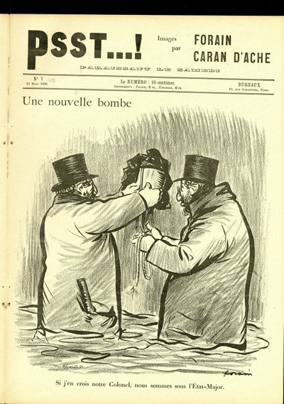 Illustration av Jean-Louis Forain (1852-1931) i Psst...! av Jean Louis Forain
