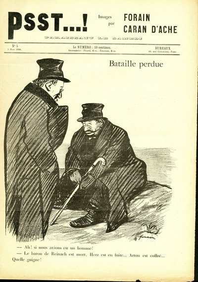 Illustration von Jean-Louis Forain (1852-1931) in Psst...! von Jean Louis Forain