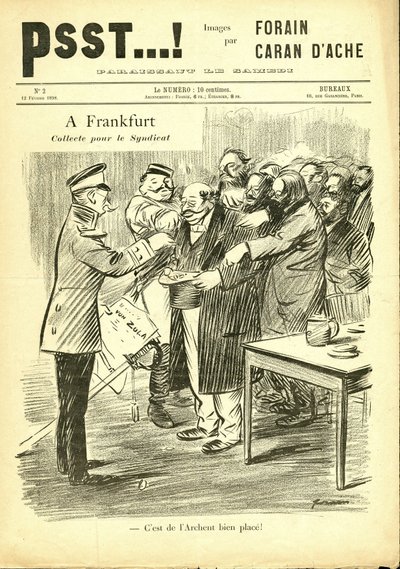 Illustration av Jean-Louis Forain (1852-1931) i Psst...! av Jean Louis Forain