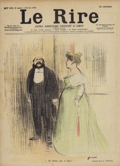Illustration för Le Rire av Jean Louis Forain