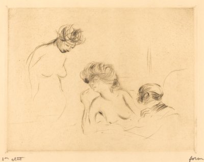 I ett privat rum (tredje tallriken) av Jean Louis Forain