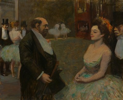 In the Wings, 1899. av Jean Louis Forain