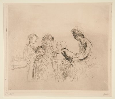 Madonna och barn av Jean Louis Forain