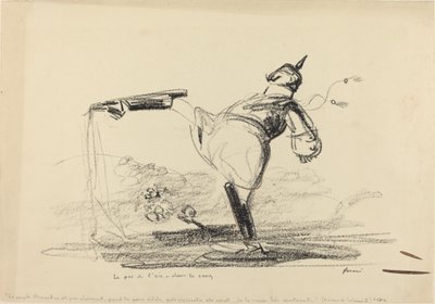Gåsen steg - i blodet, ca. 19141919. av Jean Louis Forain