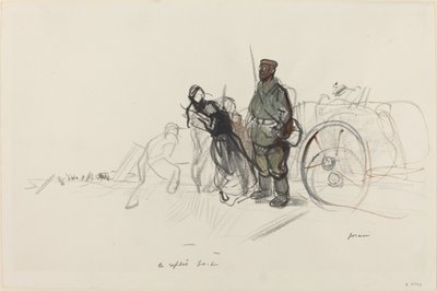 Boche-vecket, ca. 19141919. av Jean Louis Forain