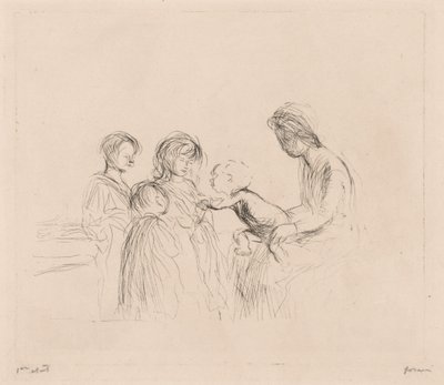 Madonna och barn av Jean Louis Forain