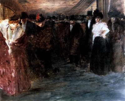 Musiksalen, 1895-1896 av Jean Louis Forain