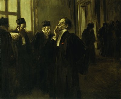 Scen för palatskorridoren; Korridorscen på palatset, ca 1905 av Jean Louis Forain