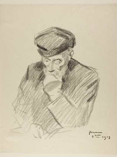 Porträtt av Renoir, fjärde plattan av Jean Louis Forain