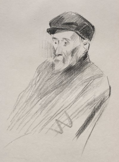 Porträtt av Renoir, tredje plattan av Jean Louis Forain