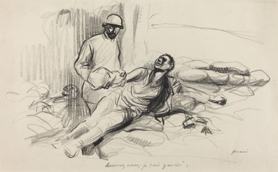 Oroa dig inte, jag är kvar., c. 19141919. av Jean Louis Forain