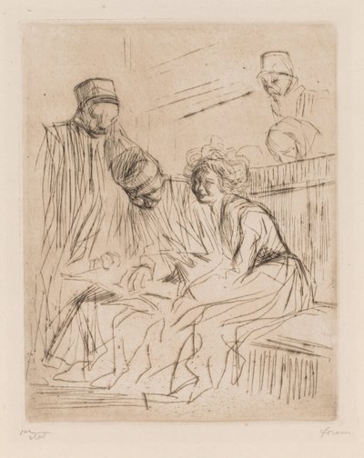 Läsning av advokatbrevet av Jean Louis Forain