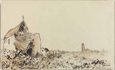 Reims 9bre 1918, troligen 1918. av Jean Louis Forain