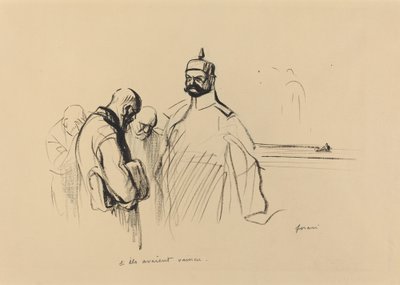 Om de hade vunnit, c. 1919. av Jean Louis Forain