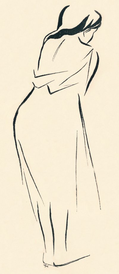 Studera i linje, c1898 av Jean Louis Forain