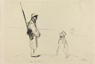 Vid Rhen, ca. 19141919. av Jean Louis Forain