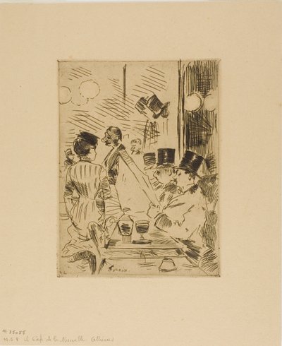 Das Café des Neuen Athen von Jean-Louis Forain