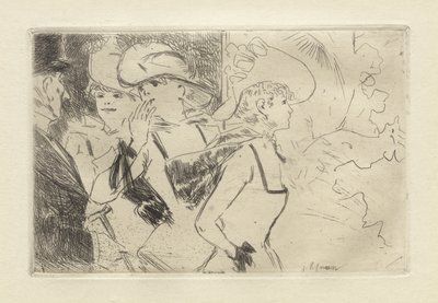 Folies-Bergère, ca 1880-86 (etsning) av Jean Louis Forain