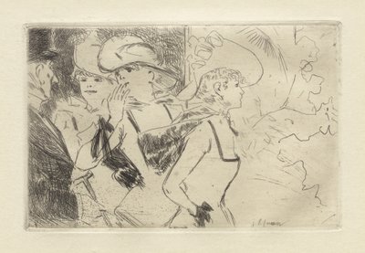 Folies-Bergere, ca. 1880-86. av Jean Louis Forain