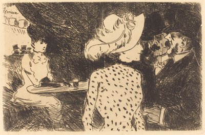 The Folies Bergere (vägrad tallrik, andra tallrik) av Jean Louis Forain