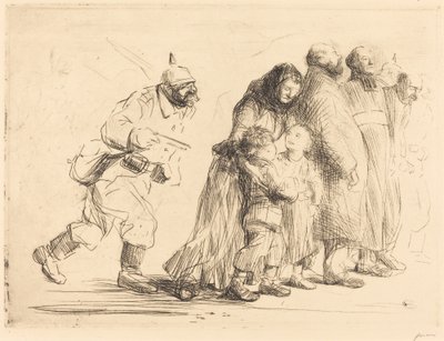 The Notables (stor tallrik) av Jean Louis Forain