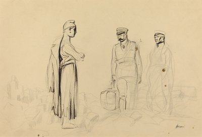 Auf dem Weg zum Frieden, ca. 1914-1919 von Jean Louis Forain