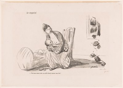 Kvinnan ammar medan fönstren krossas Le zeppelin (titel på objekt) av Jean Louis Forain