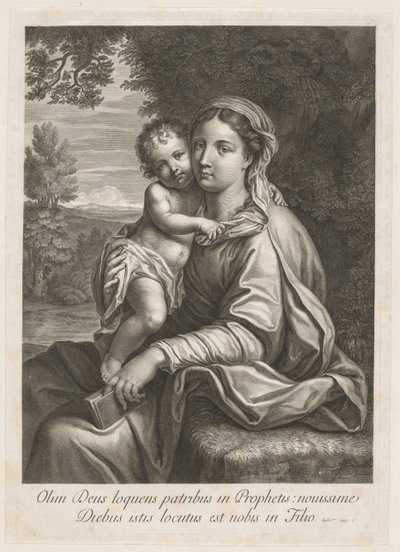 Madonna och barn av Jean Louis Roullet