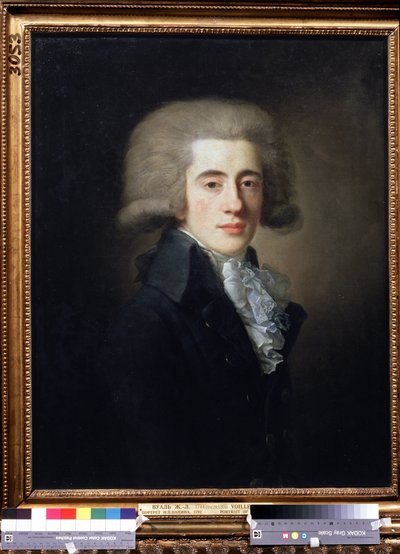 Porträtt av den ryske vicekanslern Nikita Panin (1770-1837) (Porträtt av vicekanslern Nikita Panin). Målning av Jean Louis Voille (1744-efter 1803). Olja på duk, 73,1 x 57 cm av Jean Louis Voille