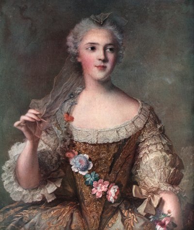 Madame Sophie, dotter till Ludvig XV, 1909. av Jean Marc Nattier