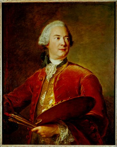 Porträtt av Louis Tocque 1696-1772, 1739. av Jean Marc Nattier