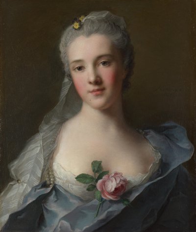 Porträtt av Manon Balletti 17401776, 1757 av Jean Marc Nattier