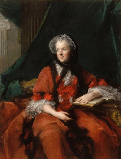 Porträtt av Marie Leszczynska, Frankrikes drottning 1703-1768 av Jean Marc Nattier
