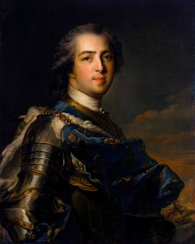 Porträtt av kungen Ludvig XV