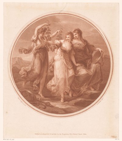 Skönhet (Bellezza) med råd från Prudence (Prudentia), avvisar frestelserna från Folly (Pazzia) av Jean Marie Delattre