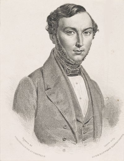 Porträtt av Jean Giraudeau 1801-1861, 1839-1840. av Jean Marie Leroux