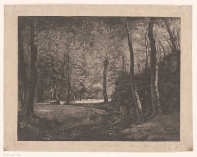 Herdinna i skogen av Rochecardon av Jean Michel Grobon