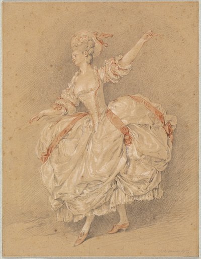 En dansare av Jean Michel Moreau