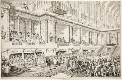 Ludvig XVI:s ed vid hans investitur av Jean Michel Moreau