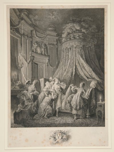 Brudens solnedgång av Jean Michel Moreau le Jeune