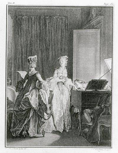 The Cembalo, illustration från 