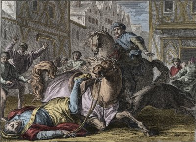 Philippe av Frankrike (1116-1131) död, Paris av Jean Michel the Younger Moreau