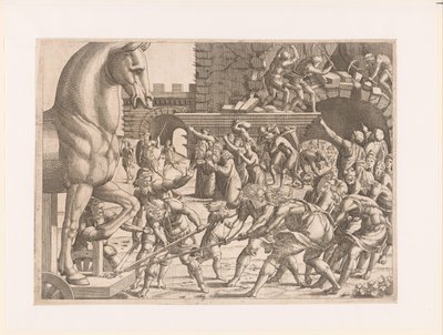 Ta in den trojanska hästen Historien om det trojanska kriget (serietitel) av Jean Mignon (attributed to)